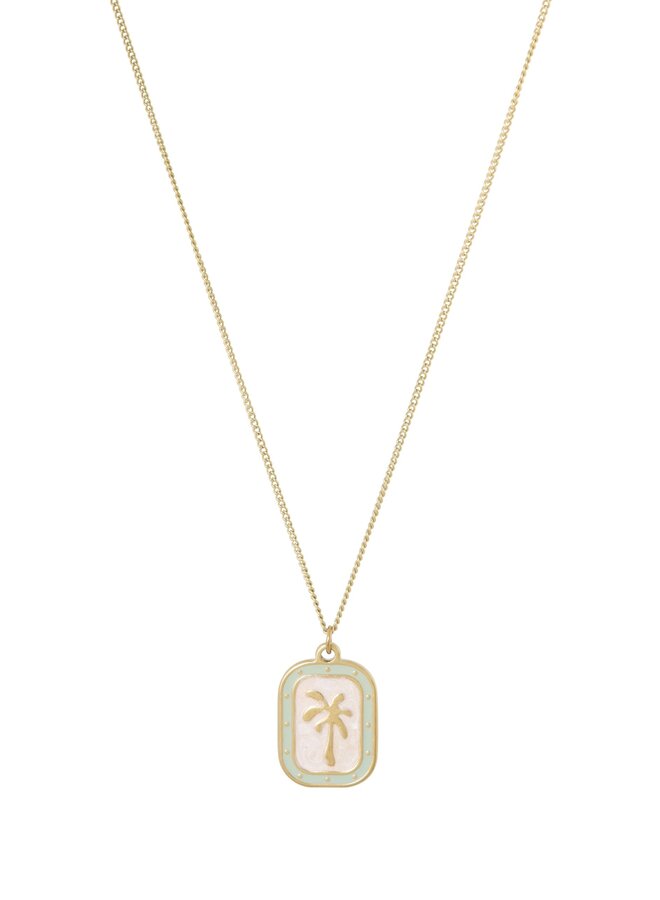Ellen beekmans ketting met palm hanger