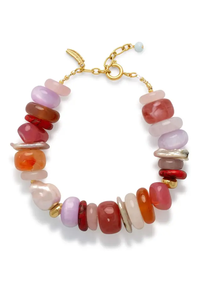 Le Veer S26 living root bracelet pink