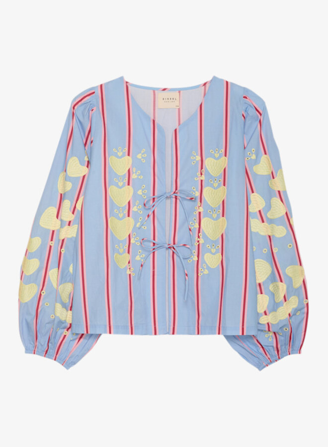 Sissel Edelbo elisabeth top bluebell stripes