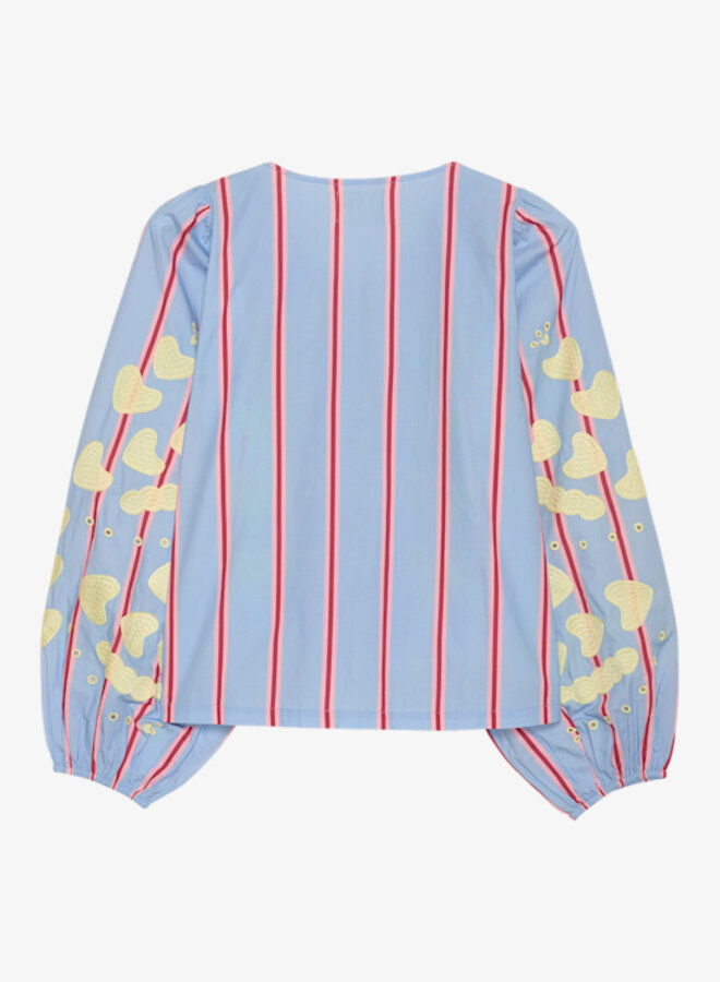Sissel Edelbo elisabeth top bluebell stripes