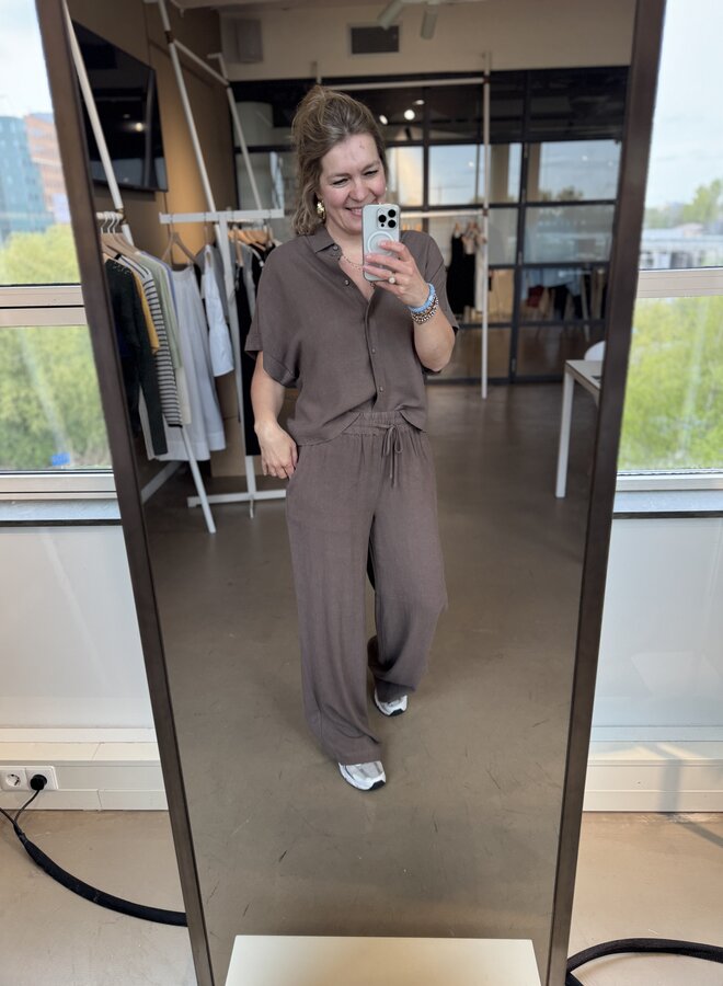 SF viva-gulia hw long sun pant noos chocolate