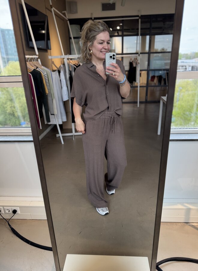 SF viva-gulia hw long sun pant noos chocolate