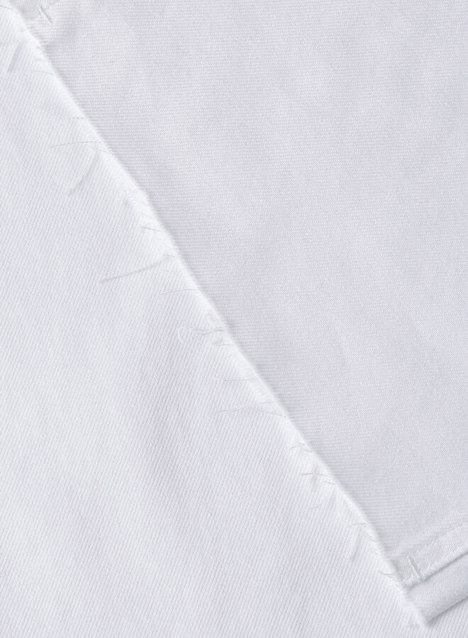 Circle boston denim jeans white