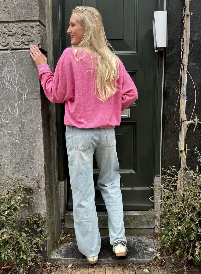 Circle cathy straight denim blue