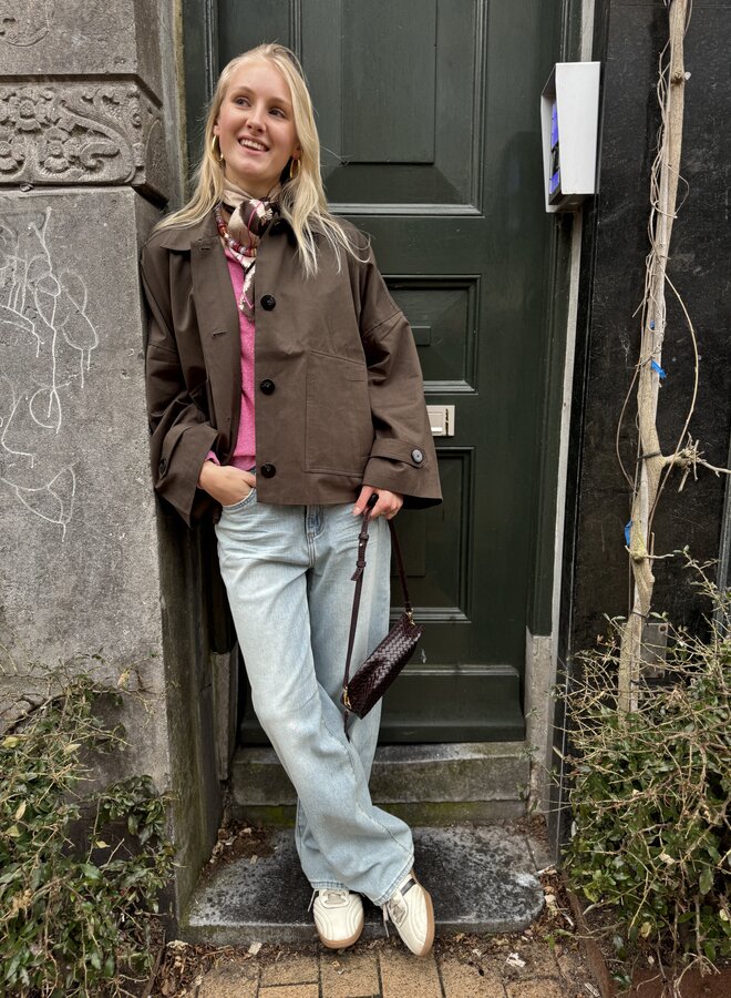 MEW lyon short jacket brown