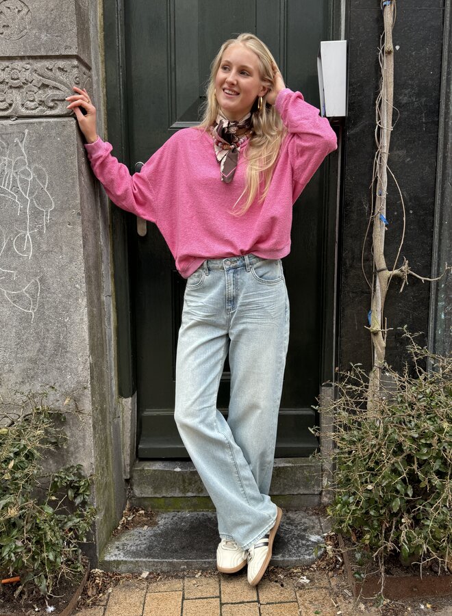 American Vintage clu03 sweater romance chine