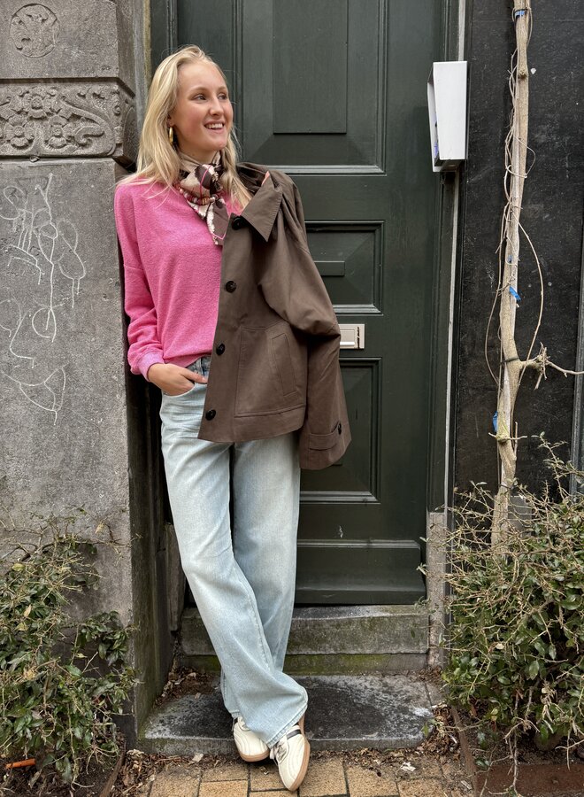 American Vintage clu03 sweater romance chine