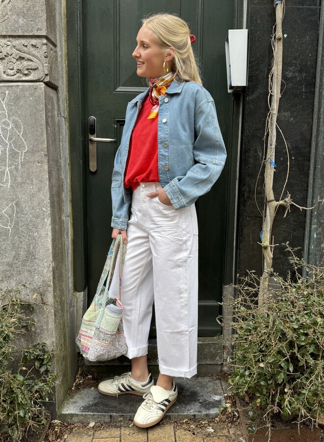 Moss tua jacket light blue wash