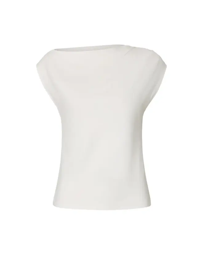 SF molly ss top white