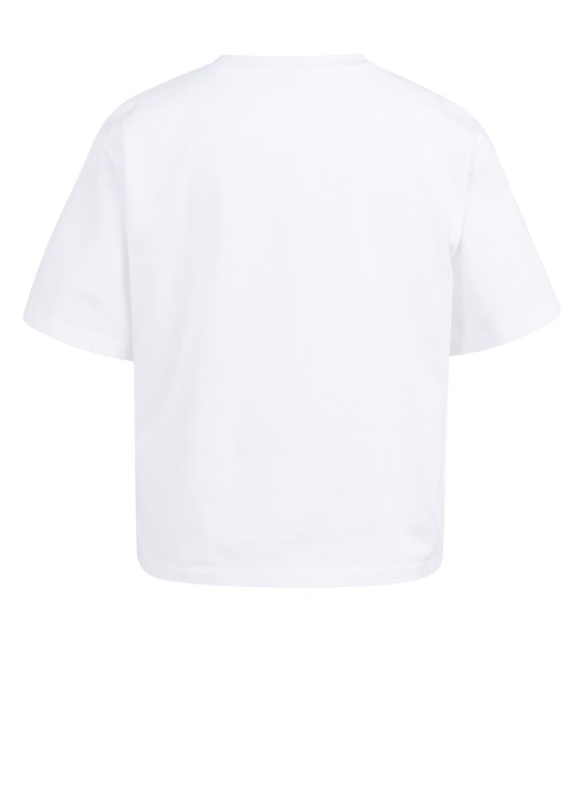 Yaya boyfriend t-shirt with print white