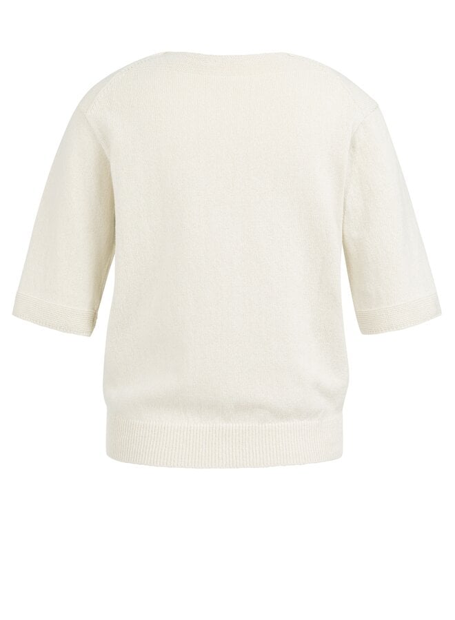 Yaya sweater with blue stripes