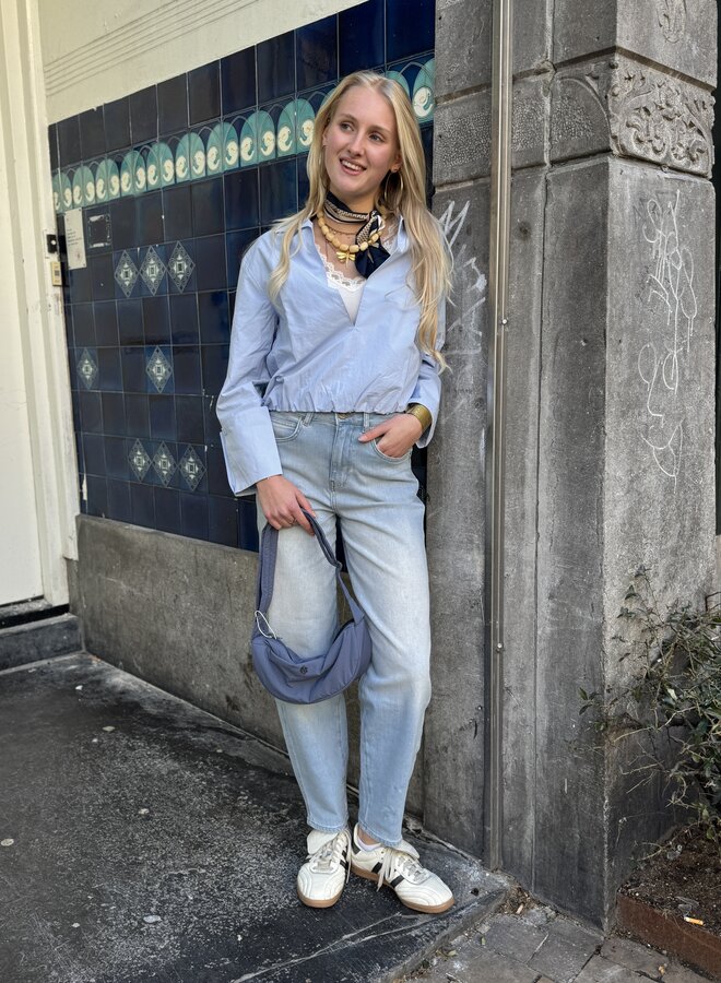 Yaya small scarf with print