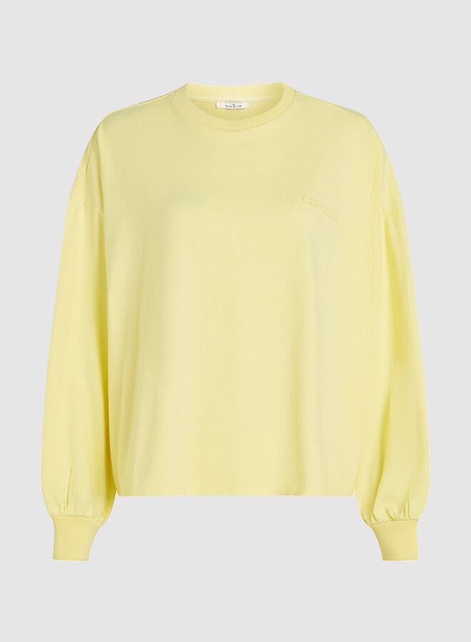 Circle lois sweat lime light