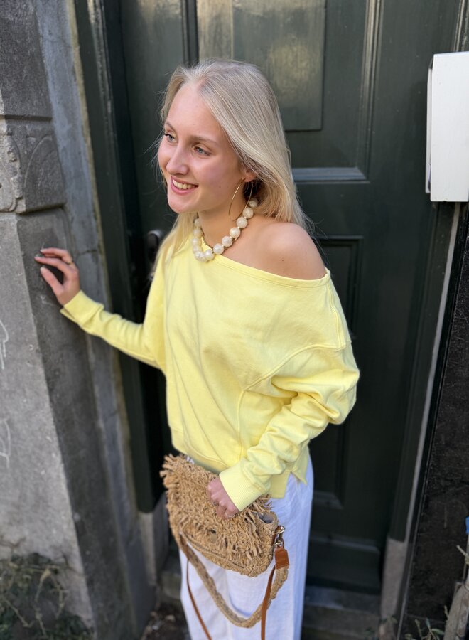 Circle cody sweat lime light