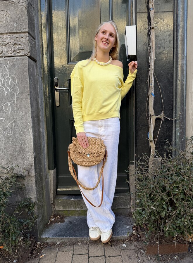 Circle cody sweat lime light