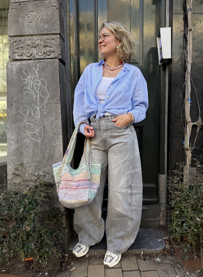 American V. elu06 blouse bleues