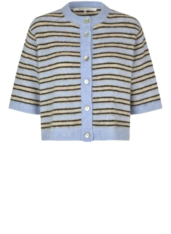 Second F. stellar knit cardigan halogen blue