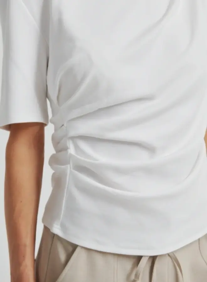 Second F.  uliana drape tee white