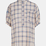 Penn&Ink S26F1822 blouse blue check