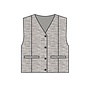 Moss viana ginia waistcoat laurel