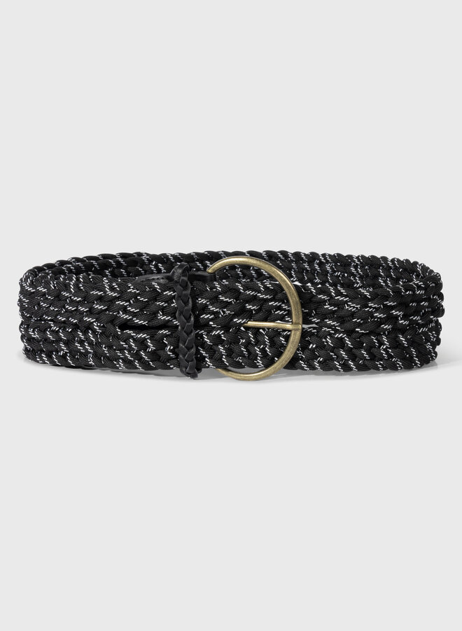 10days braided belt black