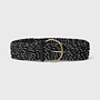 10days braided belt black