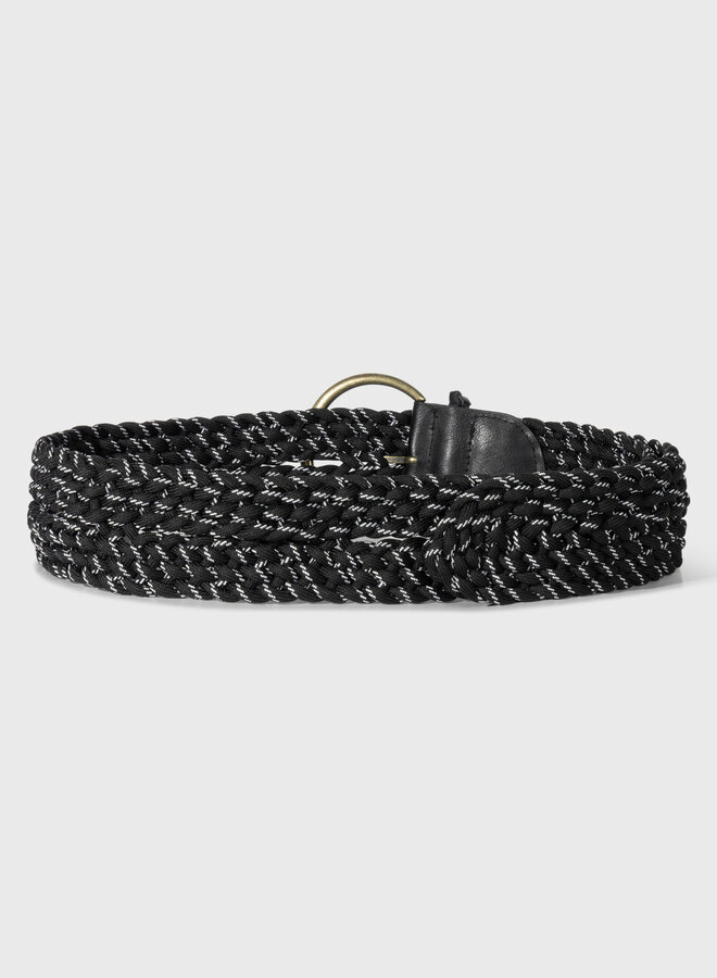 10days braided belt black