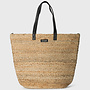 10DAYS jute beach bag white