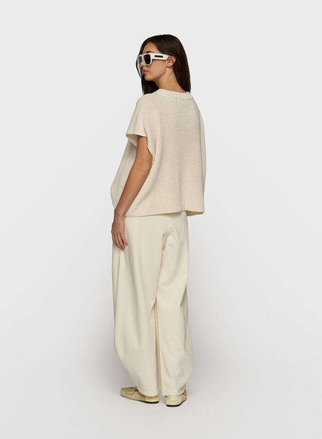 10DAYS banana pants fleece vanilia