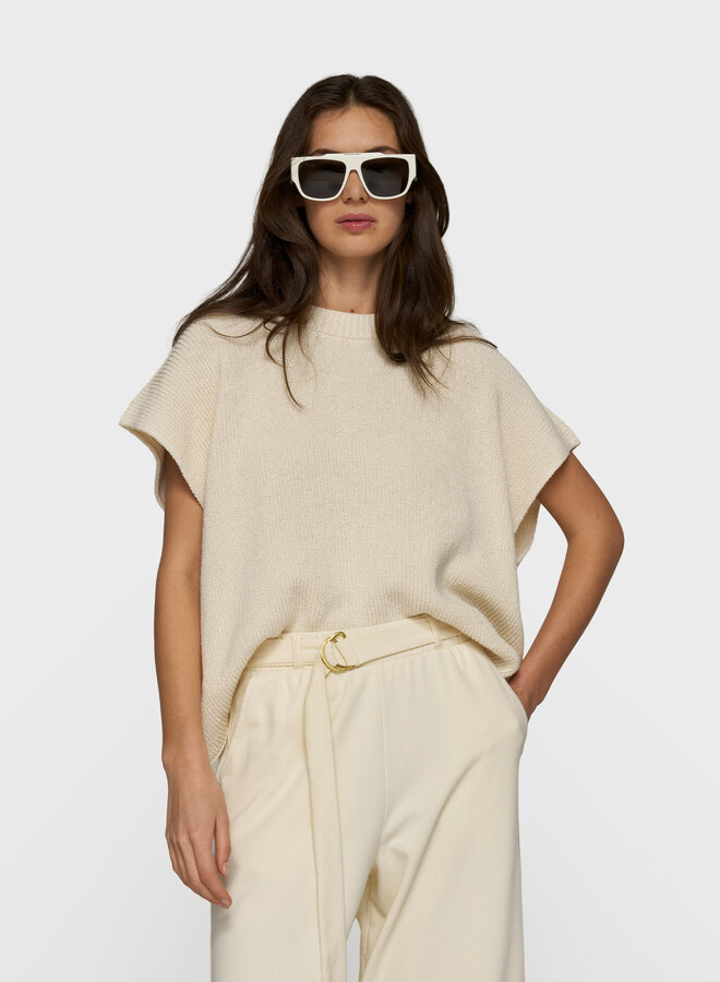 10DAYS banana pants fleece vanilia