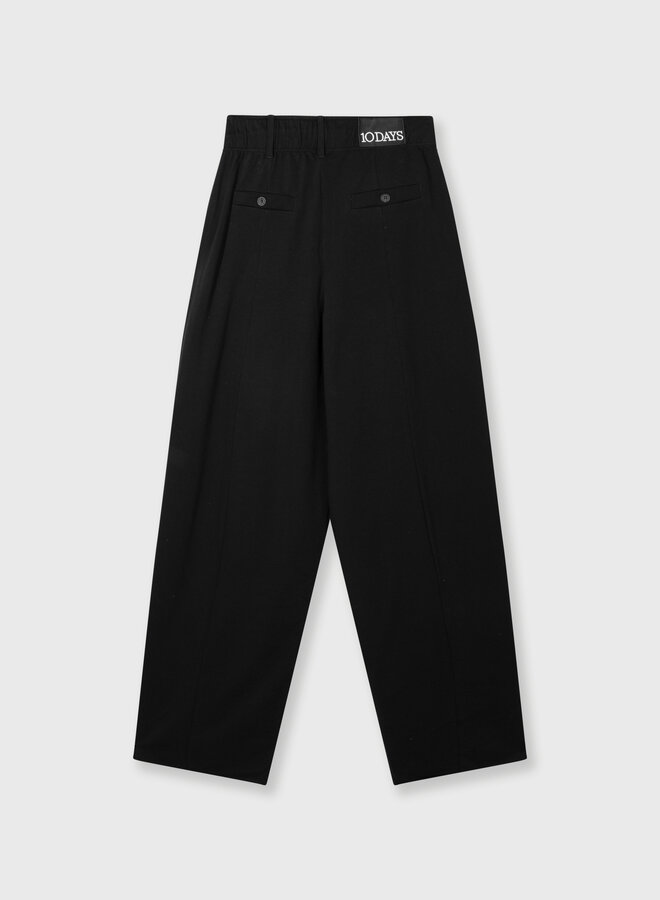 10DAYS bar pants piece black