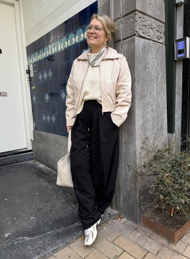 10DAYS bar pants piece black