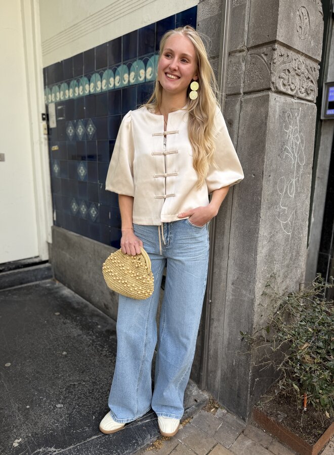 Second F. perlia new blouse soft beige