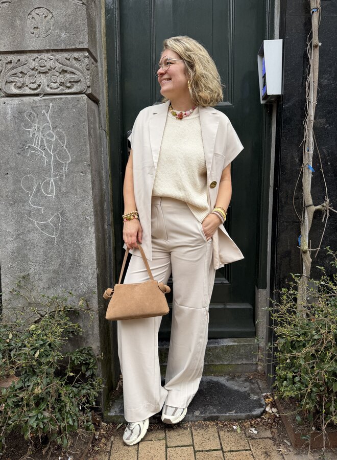 Second F. blanca waistcoat beige