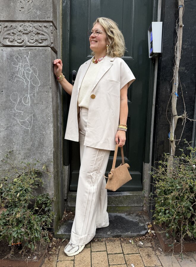 Second F. blanca waistcoat beige