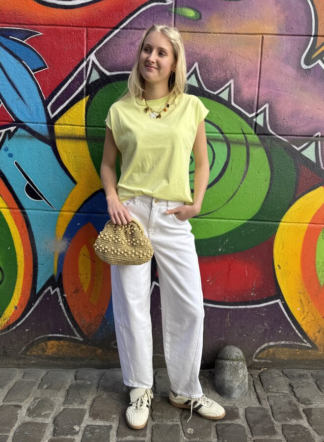 Circle jaimy tee lime light