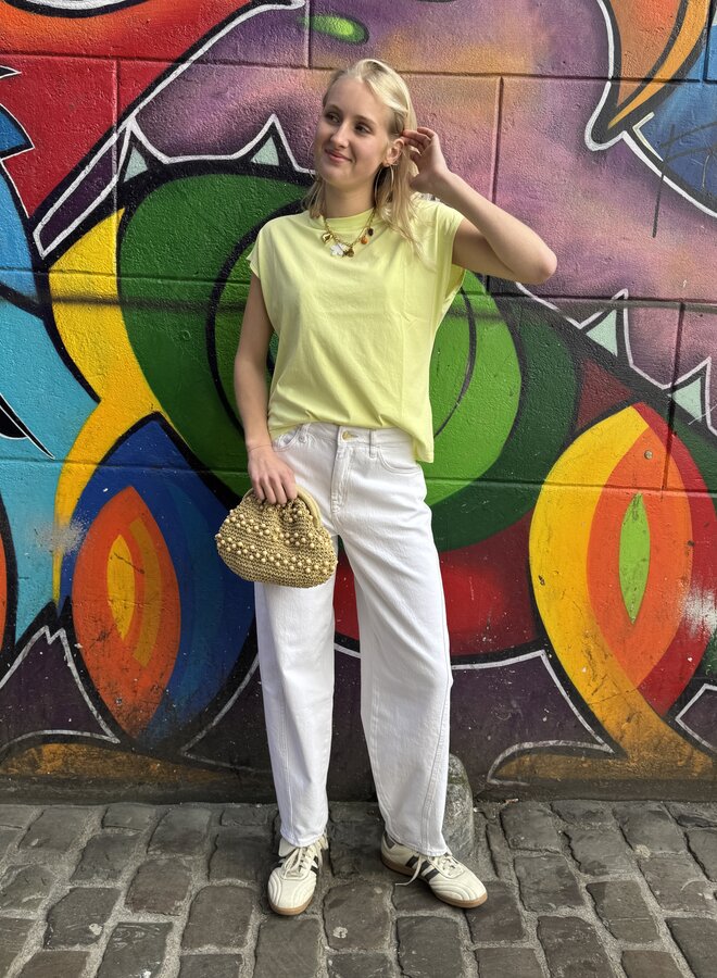 Circle jaimy tee lime light