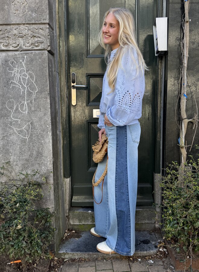 MEW lise 139 high wide jeans light blue