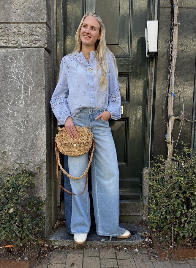 MEW lise 139 high wide jeans light blue