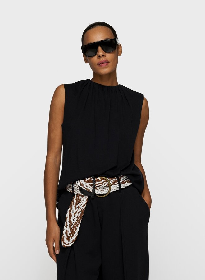 10DAYS pleated top jersey black