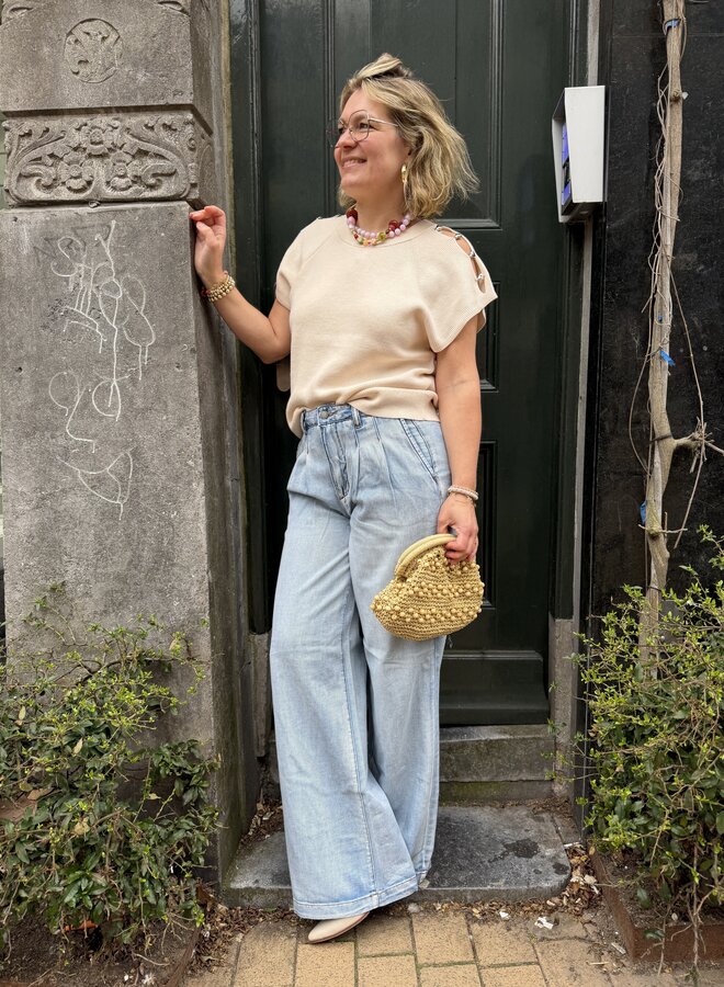 MEW zito 171 high wide pant light blue