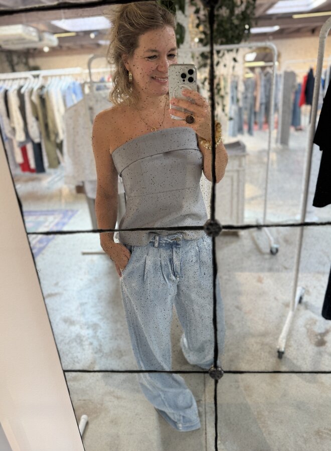 MEW hanna corsage light grey