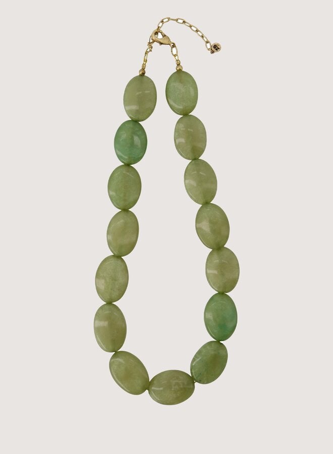 Zusss ketting van platte kralen