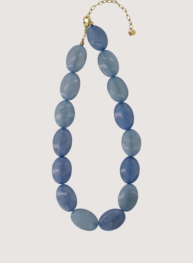 Zusss ketting van platte kralen