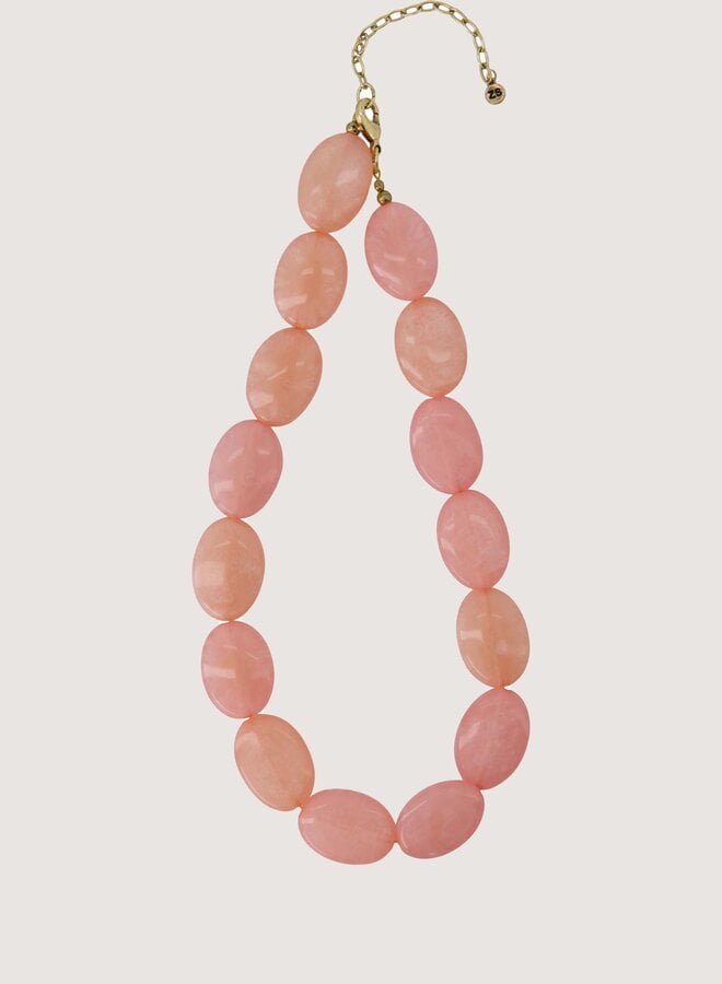 Zusss ketting van platte kralen