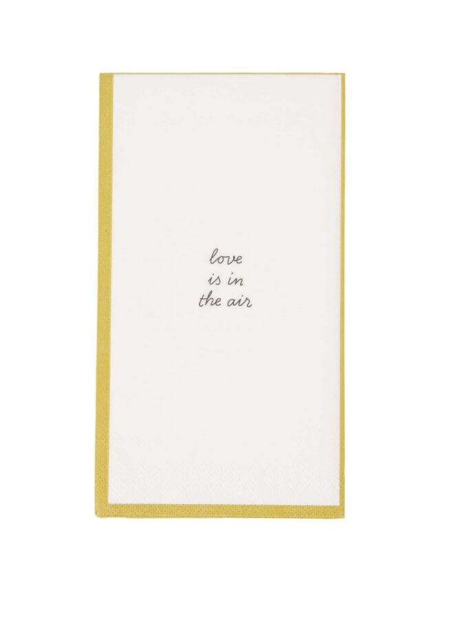 Zusss servetten rechthoek love is in the air