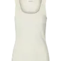 SF anna u-neck tank top noos white