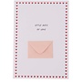 Zusss wenskaart mini envelopje little note of love