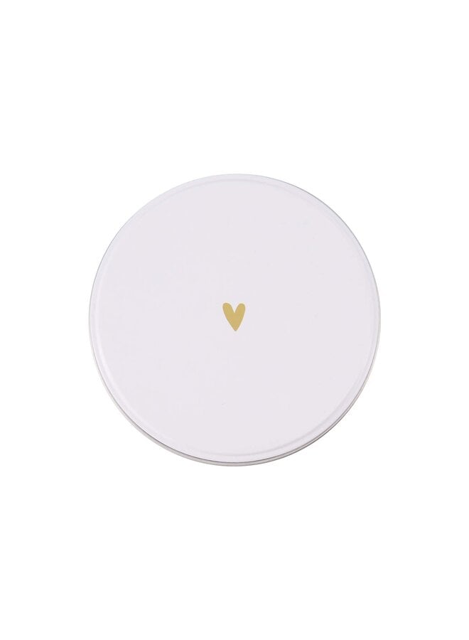 Zusss bewaarblik hartjes wit/oker