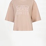 Dante6 maimu loose fit cropped logo tee pink